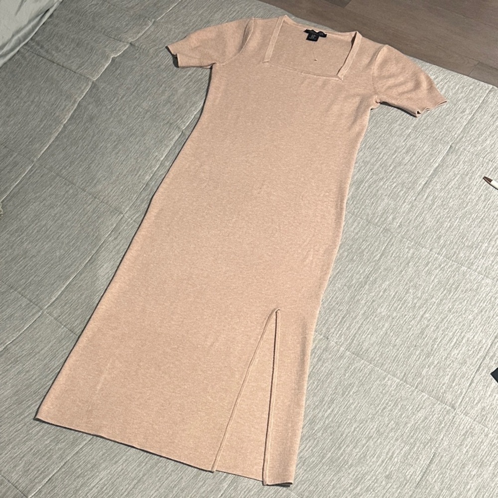 Rachel Zoe Beige Midi Dress